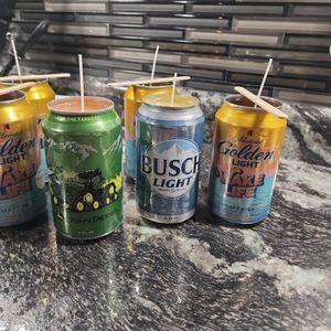Homemade Beer Can Candles
